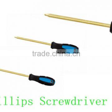 Non sparking hand tools aluminum bronze phillips screwdriver