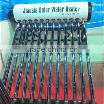 non-pressurized solar water heater with heat pipe