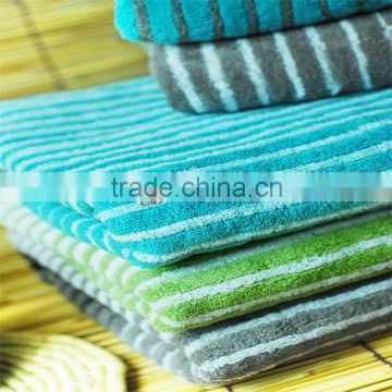 Yarn dyed pure cotton kitchen cheap custom towel