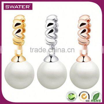 New 2016 Jewelry Pure White Pearl Charm Beads