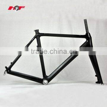 Hotest 700c bicycle cyclocross carbon frame cyclo-cross disc with fork