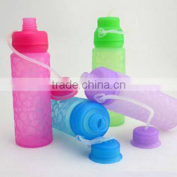 Best Promotion Gift BPA Free Foldable Silicone Water Bottle