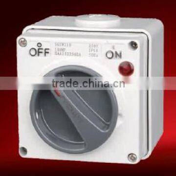 ip rating 66 250/500V 10-63A electrical industrial rotary action modern PC waterproof outdoor lighting switch