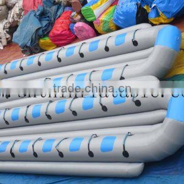 durabl 0.9mm PVC tarpaulin giant inflatable flyfish banana boat factory supply