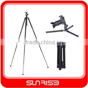 Sunrise mini multifunctional 1420mm DSLR video tripod table tripod