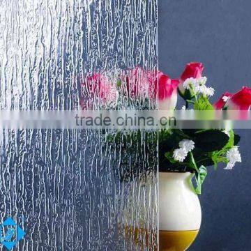 Acid Etched Clear Glass