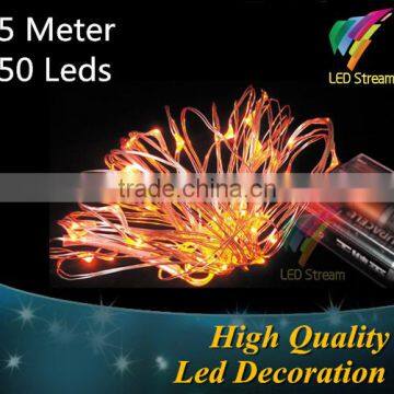 RED 5M Micro Fairy Led 50 Leds Garland