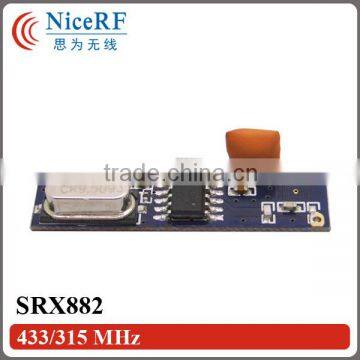 NiceRF SRX882 Low Cost Strong Driving Force RF Super Heterodyne Receiver Module 315/433mhz RF Wireless Receiver Module photo-3