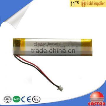 china manufacturer 802035 500mah lithium polymer battery