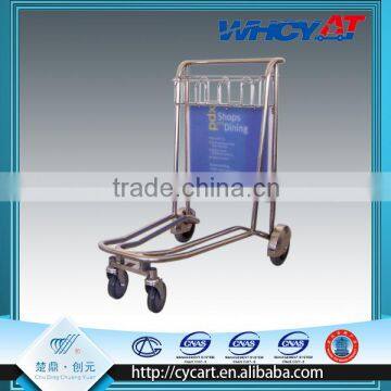 4 Wheel Stainless Steel Airport Trolley for Japan photo-2