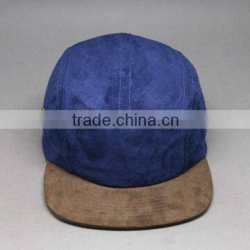 CUSTOM BLANK SUEDE 5 PANEL HAT