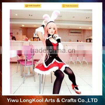 New arrival customized 2016 cosplay costume sexy girl sex bunny costume