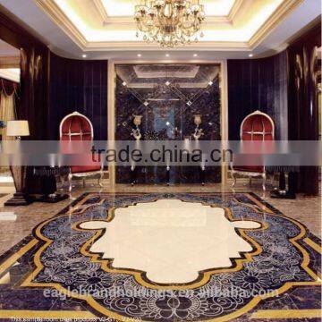 luxury blue micro crystal tile, glazed crytallized porcelain floor tiles
