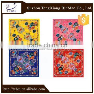 2015 Women Lady Print Silk 110*110CM Neck Scarf