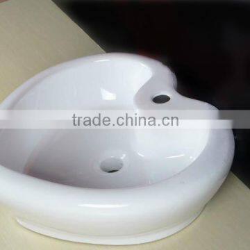 YL48075 High quality ceramic toilet hand wash basin/art basin