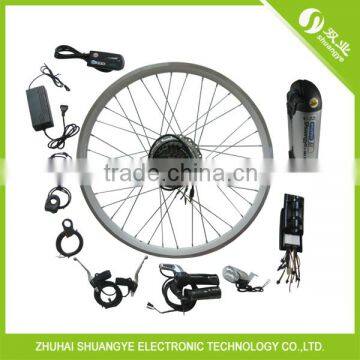 26 inch rear wheel 350w motor 36v 12AH Electric bike conversion kit