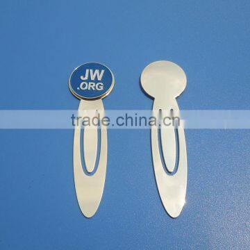 round metal paper clip, JW.org gift bookmarker