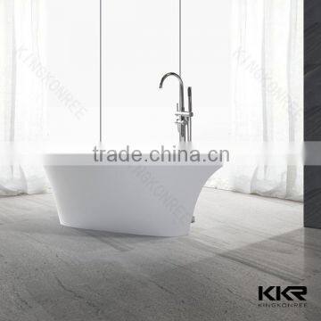 Artificial Stone Resin Bath Small Sitting Bathtub for Dubai photo-5
