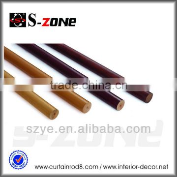 Running color treated wooden cutrain rod window tube hanging