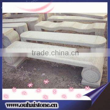 Elegant types hand carvings granite material stone hand chair