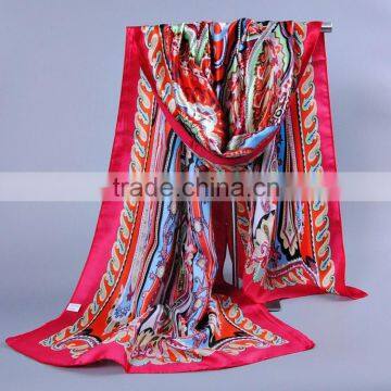 China Wholesale Scarf Cashew Printed Women fashion scarfs 60%Poyester 40%Silk 165*50 female scarves shawls