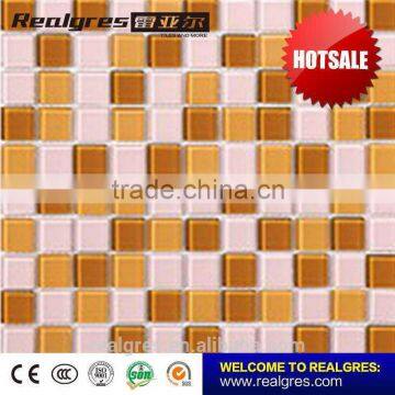 Factory in Foshan China Variety new designs glitter glass mosaic swimming pool tile