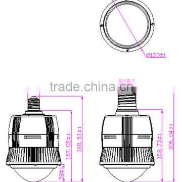 115LM/W 75W LED HIGHBAY COB LED Aluminum Bend Tube 90 Degree 3 Years Warranty IP20 photo-3