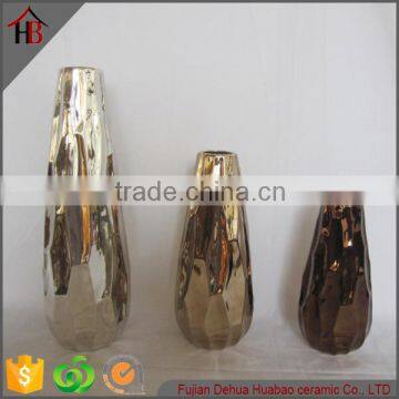 electroplating ceramic decoration vase sale