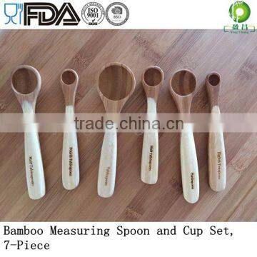 Bamboo novelty Measuring Spoon and Cup Set