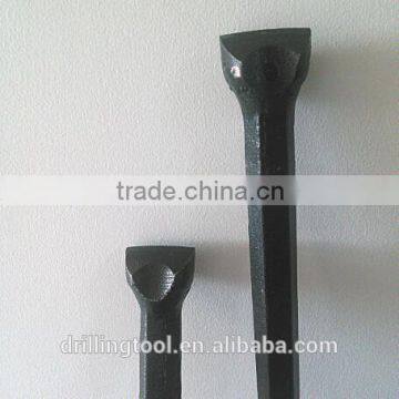 China High Quality , Chisel Bit Integral Drill Steels and Taper Rod , Hex19--H22 , Shank19*108mm , Length 400-8000mm photo-2