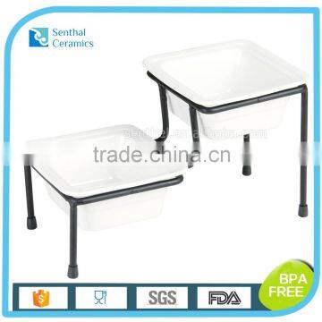 2016 new ceramic buffet food display stand with server bowl GN 1/6 sauce bowl for hotel and restaurant                        
                                                Quality Choice