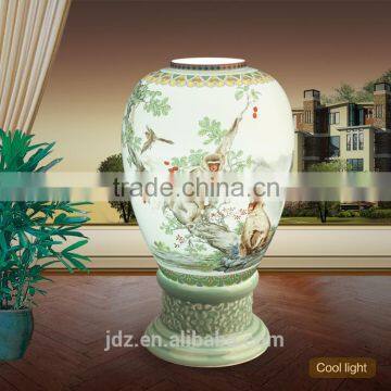 Wooden Porcelain Led Vintage Table Light Table Lamp Home Decor Light Table photo-3