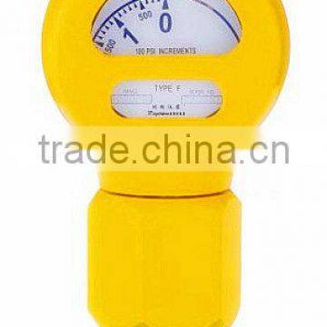 pressure gauge with alarm