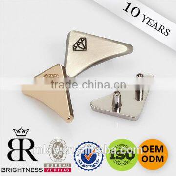 Good Quality Plating Clothing Metal Label Gold Custom Metal Label