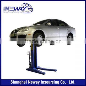 2.5 tonne capacity portable car lift for garage