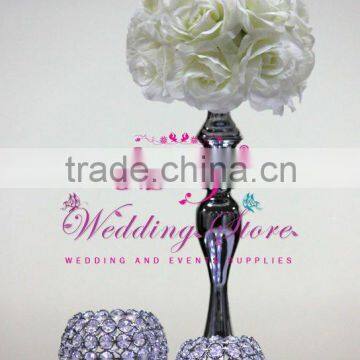 wedding table decoration crystal beads candle holder