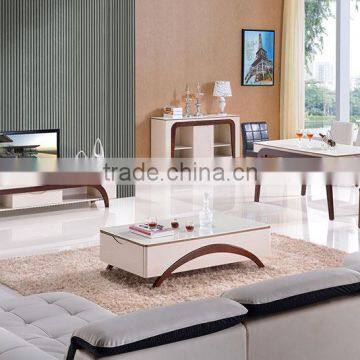 Promotional price living room set new model tv table pictures