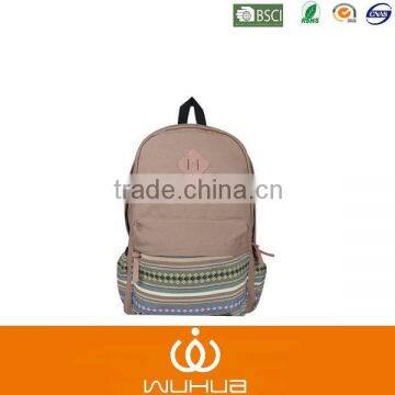 Plambag Unisex Adult Teenagers Causal Lightweight Boho Ethinc Canvas School Backpacks