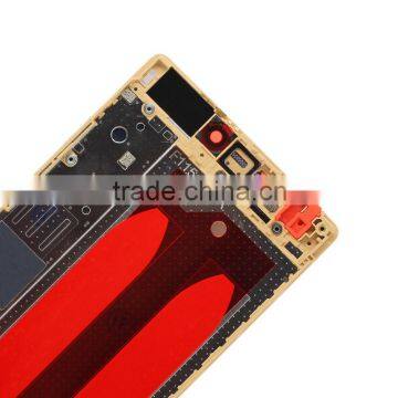 Original Genuine LCD Screen With Digitizer With Frame Assembly For Huawei Ascend P8 - Gold photo-5