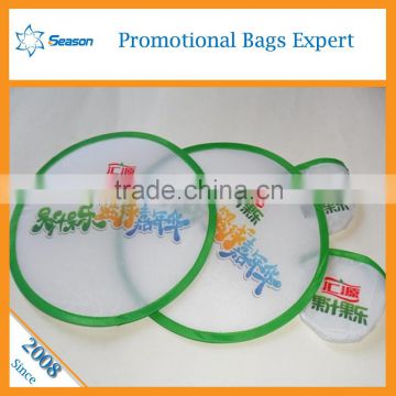 alibaba china 25cm 190T advertising foldable frisbee fan