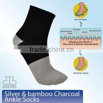 (62081) Black Men Leisure Ankle Socks