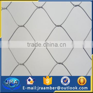 Ferruled or Knotted Stainless steel 304 Rope Hand Woven fence mesh