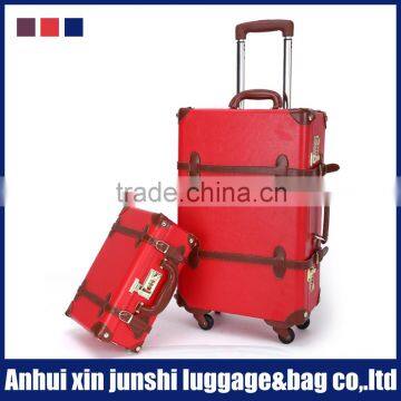 New Style Classic Vintage Suitcase With Spinner Wheels