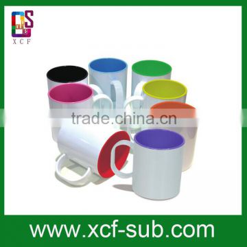 Sublimation Polymer Inner & Handle Color Mug