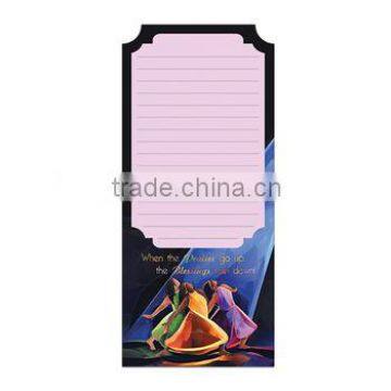 Hot sale delightful removable fridge magnet notepad