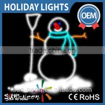 2d Snowman Rope Light Motif outdoor & Indoor Decoration