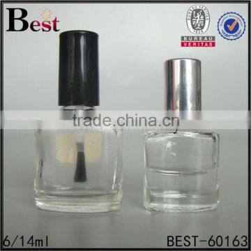 6 / 14ml empty skull empty glass nail polish bottle design