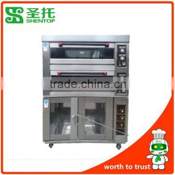 Shentop STPL-J12F24 bread oven with Proofer bakery equipment in china bread fermentation machine electrical 4 deck oven                        
                                                Quality Choice