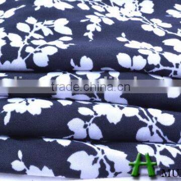 Shaoxing Knitted Polyester FDY Spandex Printed Fabric photo-3