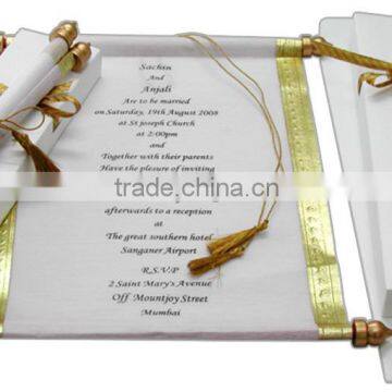 scroll wedding invitations party supplies birthday anniversary invitation scrolls customized wedding cards scroll box invitation